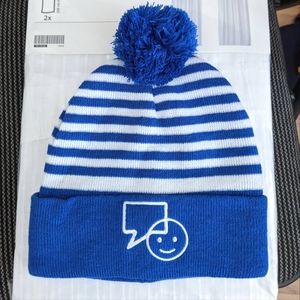 3/$30 Bell Let's Talk Toque in Blue and White